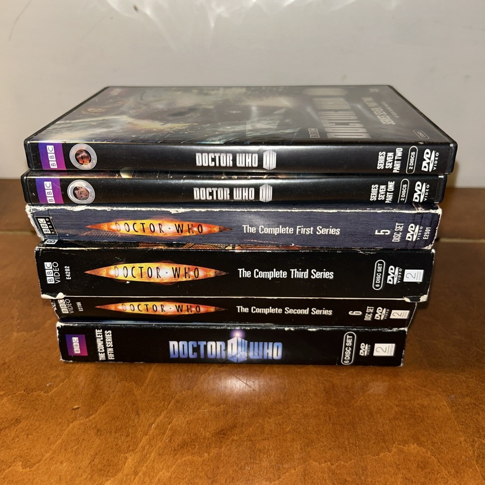 Doctor Who BBC DVD Lot Tennant, Smith, & Eccleston Seasons